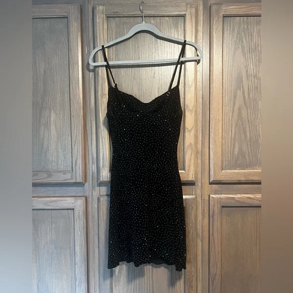 Lush Sparkle Lettuce Edge Minidress - Picture 2 of 7